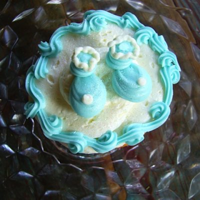 blue booties $4.75